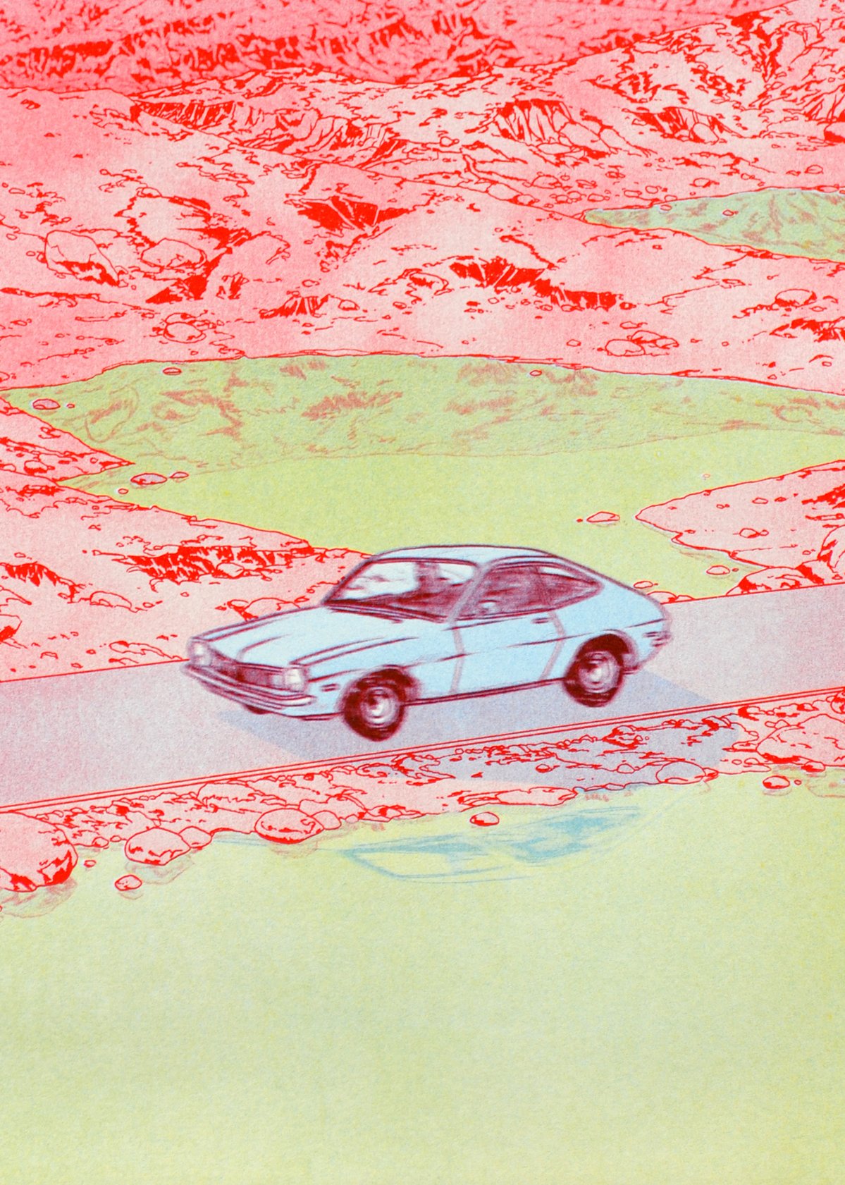 Driving Through Greenwater by Liam Cobb — detail 1