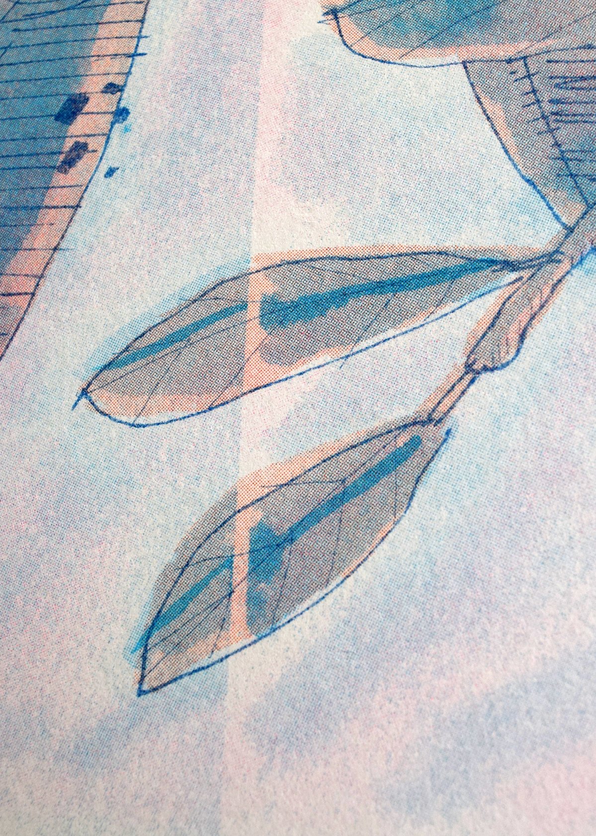 Plum and Bird by Matthew the Horse — detail 3